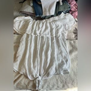 Express white blouse